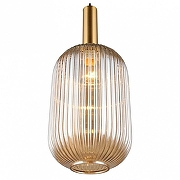 Подвесной светильник Omnilux Terrenove OML-99516-01 цвет плафона/подвески Оранжевый, цвет арматуры Бронза