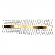 Подвесной светильник Omnilux Strasatti OML-99903-44 цвет плафона/подвески Прозрачный, цвет арматуры Бронза