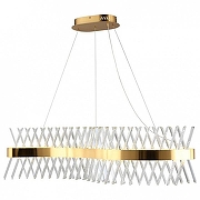 Подвесной светильник Omnilux Strasatti OML-99903-44 цвет плафона/подвески Прозрачный, цвет арматуры Бронза-1