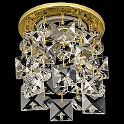 Встраиваемый светильник Dio D’Arte Osimo Gold Osimo GU10.5.14.8.102 G цвет плафона/подвески Прозрачный, цвет арматуры Золото-1