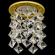Встраиваемый светильник Dio D’Arte Osimo Gold Osimo GU10.5.14.8.103 G цвет плафона/подвески Прозрачный, цвет арматуры Золото-1