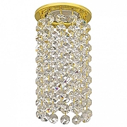 Встраиваемый светильник Dio D’Arte Osimo Gold Osimo GU10.5.14.8.110 G цвет плафона/подвески Прозрачный, цвет арматуры Золото