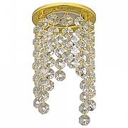 Встраиваемый светильник Dio D’Arte Osimo Gold Osimo GU10.5.14.8.114 G цвет плафона/подвески Прозрачный, цвет арматуры Золото
