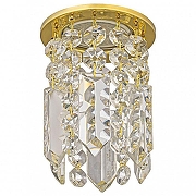 Встраиваемый светильник Dio D’Arte Osimo Gold Osimo GU10.5.14.8.123 G цвет плафона/подвески Прозрачный, цвет арматуры Золото