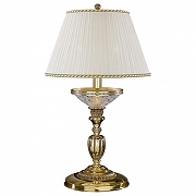 Настольная лампа Reccagni Angelo 6502 P 6502 G цвет плафона/подвески Белый, цвет арматуры Белый, Латунь