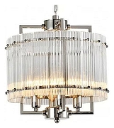 Подвесной светильник iLamp Silverstone P9503-4 NIC цвет плафона/подвески Прозрачный, цвет арматуры Никель