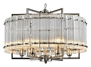 Подвесной светильник iLamp Silverstone P9503-6 NIC цвет плафона/подвески Прозрачный, цвет арматуры Никель