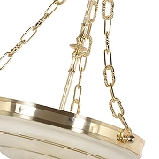 Подвесной светильник Arti Lampadari Pavia Pavia E 1.13.40 G цвет плафона/подвески Белый, цвет арматуры Золото-5