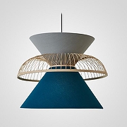 Подвесной светильник Imperiumloft Pella B pella01 цвет плафона/подвески Белый, Синий, цвет арматуры Белый
