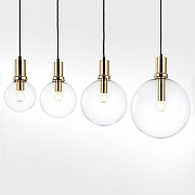 Подвесной светильник Imperiumloft Penball Gold PENBALL02 цвет плафона/подвески Прозрачный, цвет арматуры Золото-1