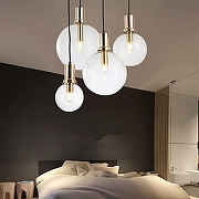 Подвесной светильник Imperiumloft Penball Gold PENBALL03 цвет плафона/подвески Прозрачный, цвет арматуры Золото-1