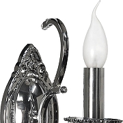 Бра Arti Lampadari Pisani Pisani E 2.1.1.601 N цвет плафона/подвески Прозрачный, цвет арматуры Никель-2