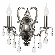 Бра Arti Lampadari Pisani Pisani E 2.1.2.600 NM цвет плафона/подвески Прозрачный, цвет арматуры Никель