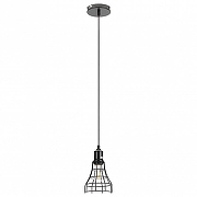 Подвесной светильник Эра PL10 PL10 BK цвет плафона/подвески Черный, цвет арматуры Черный-1