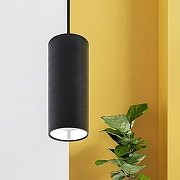 Подвесной светильник Эра PL12 GX53 BK/SL цвет плафона/подвески Серебро, Черный, цвет арматуры Черный-7