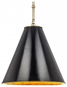 Подвесной светильник Covali PL-37024 цвет плафона/подвески Черный, Золото, цвет арматуры Латунь