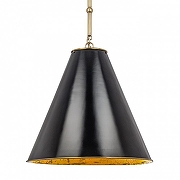 Подвесной светильник Covali PL-37024 цвет плафона/подвески Черный, Золото, цвет арматуры Латунь-1