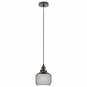 Подвесной светильник Эра PL8 PL8 BK цвет плафона/подвески Черный, цвет арматуры Черный-1