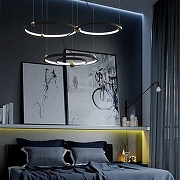 Подвесной светильник Imperiumloft PLANETARY PLANETARY01 цвет плафона/подвески Белый, Черный, цвет арматуры Белый, Черный-6