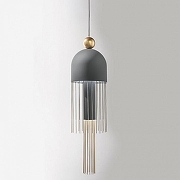 Подвесной светильник Imperiumloft PLEIADES PLEIADES01 цвет плафона/подвески Серый, цвет арматуры Латунь