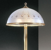 Торшер Reccagni Angelo 4750 PN 4750/2 цвет плафона/подвески Белый, цвет арматуры Латунь