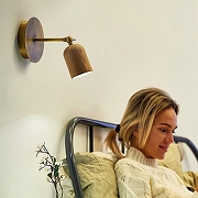 Бра Imperiumloft PORI PORI01 цвет плафона/подвески Коричневый, цвет арматуры Латунь-11