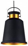 Подвесной светильник Arti Lampadari Priamo Priamo E 1.3.P1 B цвет плафона/подвески Черный, цвет арматуры Черный