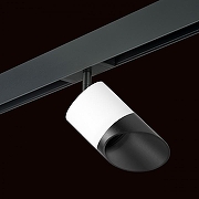 Светильник на штанге Lightstar Rullo PRO348687 цвет плафона/подвески Белый, Черный, цвет арматуры Черный-1