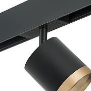 Светильник на штанге Lightstar Rullo PRO348790 цвет плафона/подвески Черный, Золото, цвет арматуры Черный-2