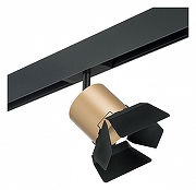 Светильник на штанге Lightstar Rullo PRO3490487 цвет плафона/подвески Черный, Золото, цвет арматуры Черный