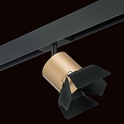 Светильник на штанге Lightstar Rullo PRO3490487 цвет плафона/подвески Черный, Золото, цвет арматуры Черный-1