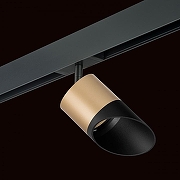 Светильник на штанге Lightstar Rullo PRO349087 цвет плафона/подвески Черный, Золото, цвет арматуры Черный-1