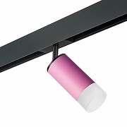 Светильник на штанге Lightstar Rullo PRO43231 цвет плафона/подвески Белый, Розовый, цвет арматуры Черный