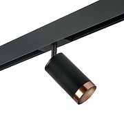 Светильник на штанге Lightstar Rullo PRO437430 цвет плафона/подвески Медь, Черный, цвет арматуры Черный