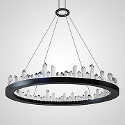 Подвесной светильник Imperiumloft QUARTZ QUARTZ цвет плафона/подвески Прозрачный, цвет арматуры Черный