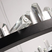 Подвесной светильник Imperiumloft QUARTZ QUARTZ цвет плафона/подвески Прозрачный, цвет арматуры Черный-9