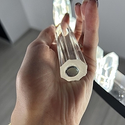 Подвесной светильник Imperiumloft QUARTZ QUARTZ цвет плафона/подвески Прозрачный, цвет арматуры Черный-10