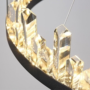 Подвесной светильник Imperiumloft QUARTZ QUARTZ цвет плафона/подвески Прозрачный, цвет арматуры Черный-13