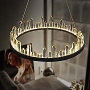 Подвесной светильник Imperiumloft QUARTZ QUARTZ цвет плафона/подвески Прозрачный, цвет арматуры Черный-15