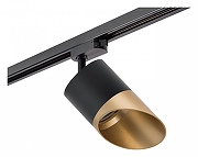Светильник на штанге Lightstar Rullo R1T3487190 цвет плафона/подвески Черный, Золото, цвет арматуры Черный