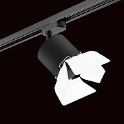 Светильник на штанге Lightstar Rullo R1T3487486 цвет плафона/подвески Белый, Черный, цвет арматуры Черный-1