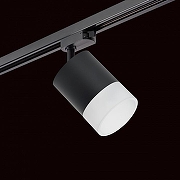 Светильник на штанге Lightstar Rullo R1T348781 цвет плафона/подвески Белый, Черный, цвет арматуры Черный-1