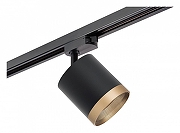 Светильник на штанге Lightstar Rullo R1T348790 цвет плафона/подвески Черный, Золото, цвет арматуры Черный