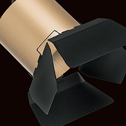 Светильник на штанге Lightstar Rullo R1T3490487 цвет плафона/подвески Черный, Золото, цвет арматуры Черный-3