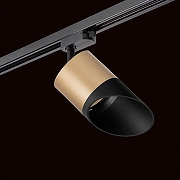 Светильник на штанге Lightstar Rullo R1T349087 цвет плафона/подвески Черный, Золото, цвет арматуры Черный-1