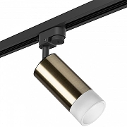Светильник на штанге Lightstar Rullo R1T43131 цвет плафона/подвески Белый, Бронза, цвет арматуры Черный