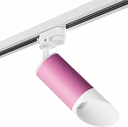 Светильник на штанге Lightstar Rullo R1T43236 цвет плафона/подвески Белый, Розовый, цвет арматуры Белый