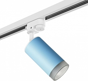 Светильник на штанге Lightstar Rullo R1T43530 цвет плафона/подвески Голубой, Прозрачный, цвет арматуры Белый