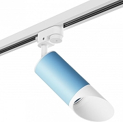 Светильник на штанге Lightstar Rullo R1T43536 цвет плафона/подвески Белый, Голубой, цвет арматуры Белый