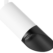 Светильник на штанге Lightstar Rullo R1T43637 цвет плафона/подвески Белый, Черный, цвет арматуры Белый-1